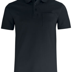 Basic Polo Pocket - 99 schwarz - Front