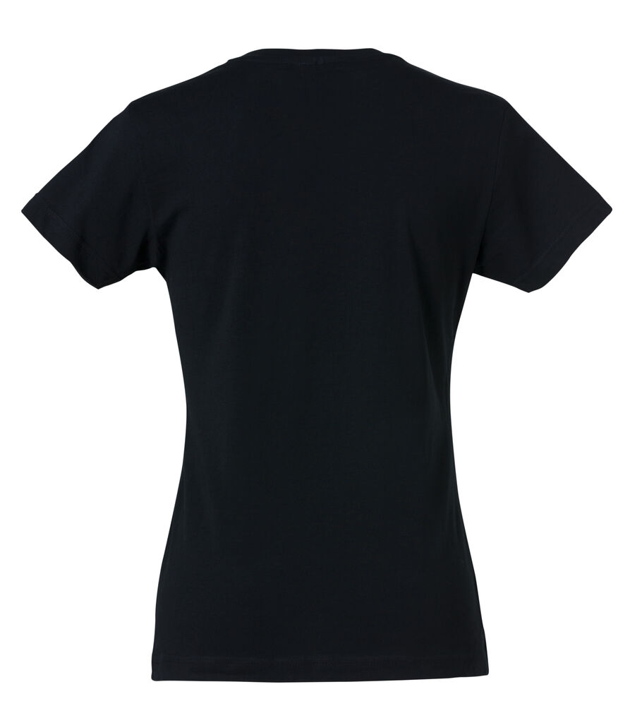 Basic-T Women - 99 schwarz - Model back