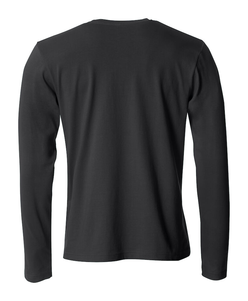Basic-T L/S - 99 schwarz - Model back