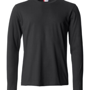 Basic-T L/S - 99 schwarz - Front