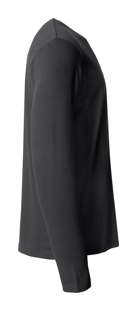 Basic-T L/S - 99 schwarz - Model front