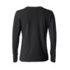 Basic-T L/S Women - 99 schwarz - Model back