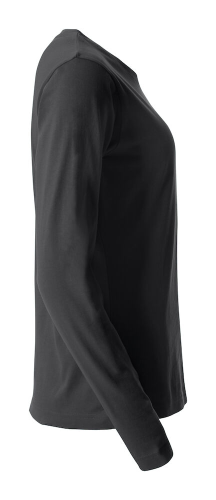 Basic-T L/S Women - 99 schwarz - Model front