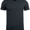 Basic-T V-neck - 99 schwarz - Front