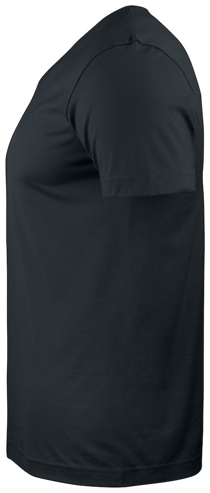 Basic-T V-neck - 99 schwarz - Back