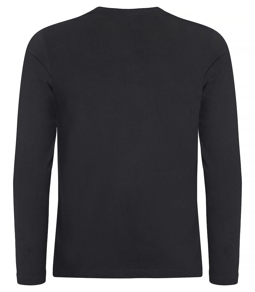 Premium Fashion-T L/S - 99 schwarz - Model back