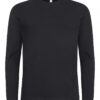 Premium Fashion-T L/S - 99 schwarz - Front
