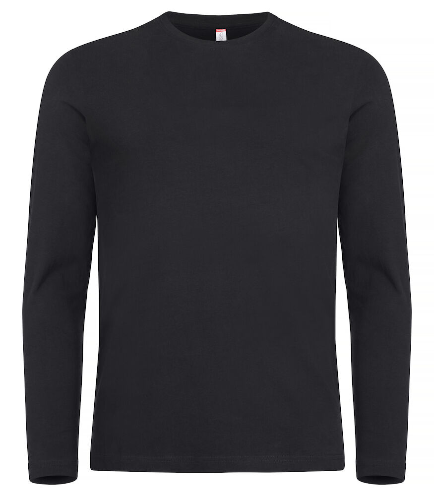 Premium Fashion-T L/S - 99 schwarz - Front