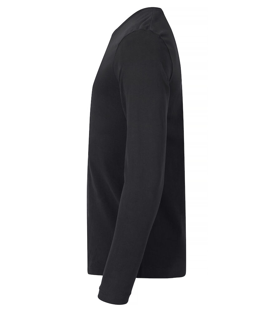 Premium Fashion-T L/S - 99 schwarz - Back