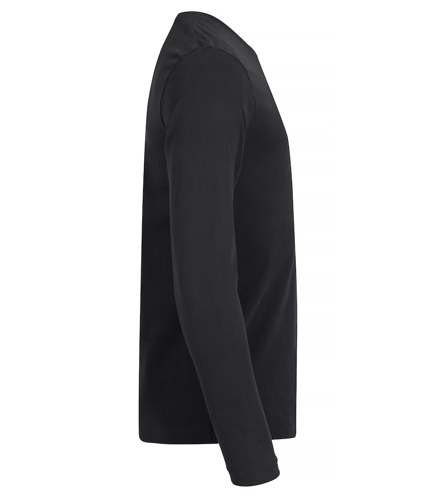 Premium Fashion-T L/S - 99 schwarz - Model front