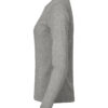 Premium Fashion-T L/S Women - 95 graumeliert - Back