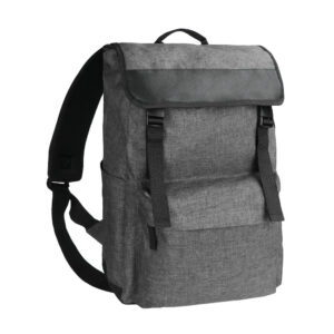 Melange Backpack - 040302_95_Melange-Backpack_Grey-Melange_Front
