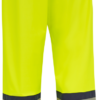 PU visible Bundhose mit reflexstreifen - 041 warngelb/marine - Back
