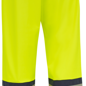 PU visible Bundhose mit reflexstreifen - 041 warngelb/marine - Back