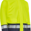 PU visible Regenjacke - 041 warngelb/marine - Back