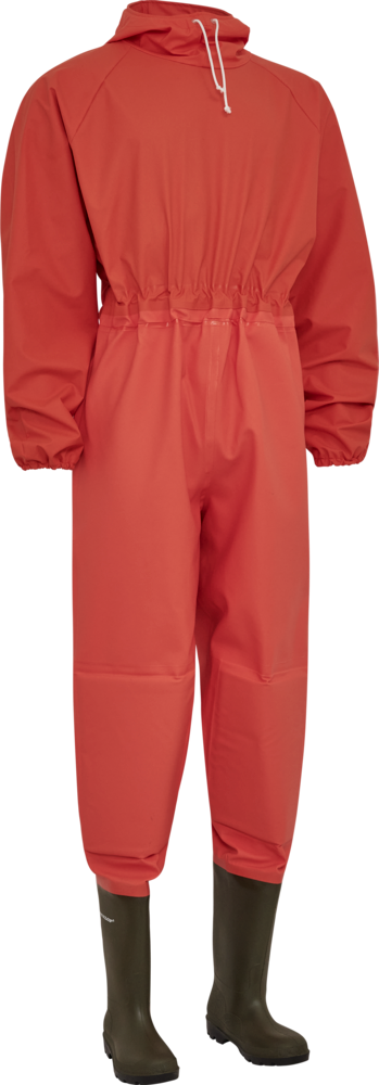 Overall m/Steifeln - 006 orange - Front