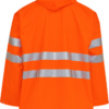 PU visible regenjacke mit reflexstreifen - 030 warnorange - Back