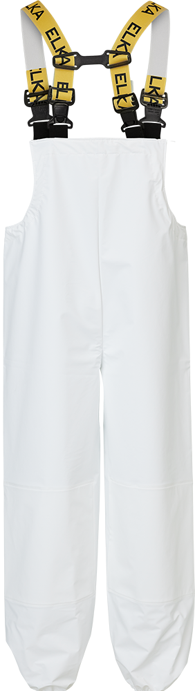 ELKA PRO Latzhose m/ Knieverstarkung - 002 weiss - Back