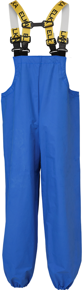 ELKA PRO Latzhose m/ Tasche für Kniepolster - 003 kobalt - Front