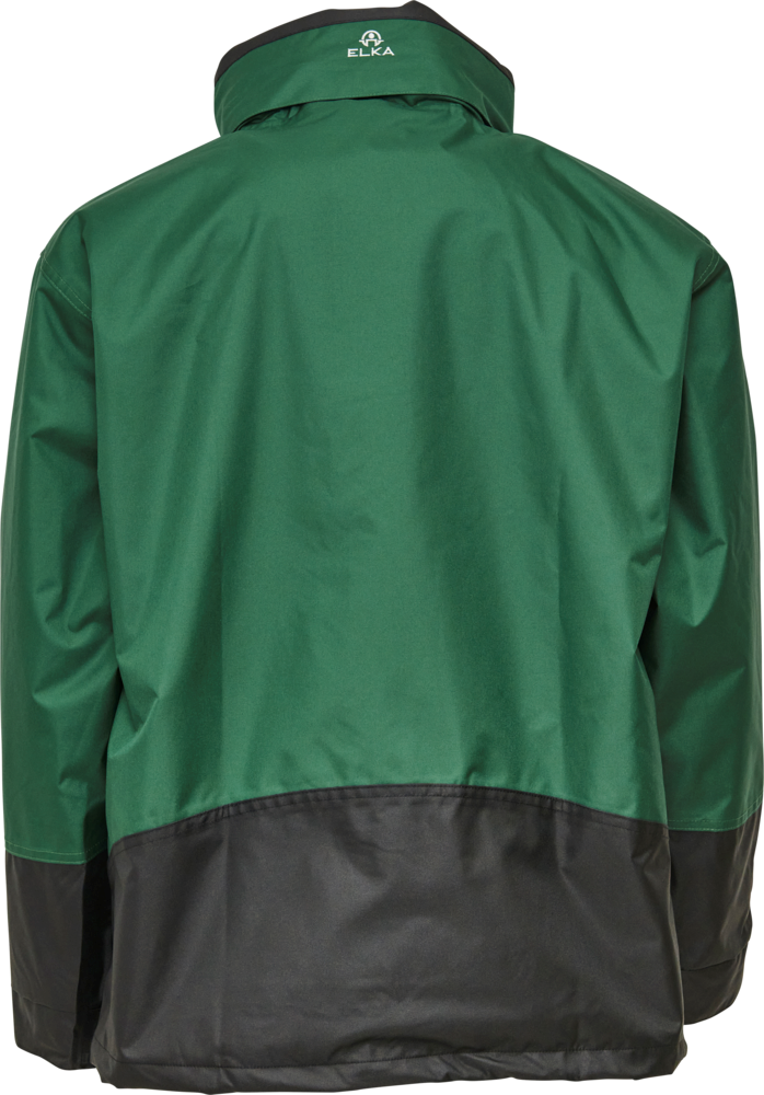 Working Xtreme Regenjacke mit 2-wege Reißverschluss - 052 grün/schwarz - Back