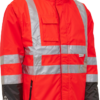 Visible Xtreme 2-in-1 Jacke - 062 warnrot/schwarz - Front