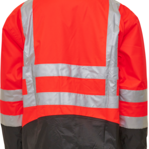 Visible Xtreme 2-in-1 Jacke - 062 warnrot/schwarz - Back