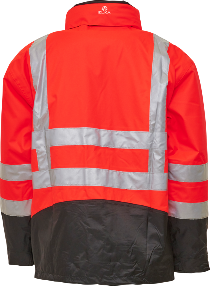 Visible Xtreme 2-in-1 Jacke - 062 warnrot/schwarz - Back