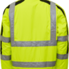 Visible Xtreme 2-In-1 winter PilotenJacke - 042 warngelb/schwarz - Back