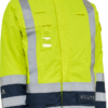 Securetech Multinorm Parka - 041 warngelb/marine - Front