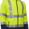 Visible Xtreme Softshelljacke - 041 warngelb/marine - Front