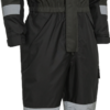 Working Xtreme Winteroverall Dame - 053 dunkelgrau/schwarz - Front