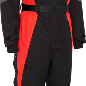 Working Xtreme Winteroverall Dame mit Futter - 089 schwarz/warnrot - Front