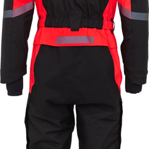 Working Xtreme Winteroverall Dame mit Futter - 089 schwarz/warnrot - Back