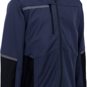 Working Xtreme Recycelt Softshelljacke - 051 marine/schwarz - Front