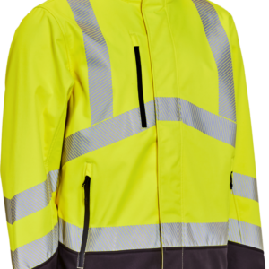 Visible Xtreme Softshelljacke - 042 warngelb/schwarz - Front