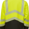 Visible Xtreme Softshelljacke - 042 warngelb/schwarz - Back