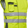 Visible Xtreme Softshell Winterjacke - 048 warngelb/grau - Back