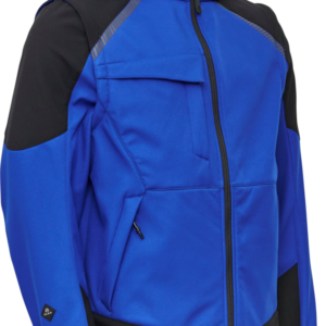 Working Xtreme Softshelljacke mit Abnehmbare Ärmel - 147 königsblau/schwarz - Back