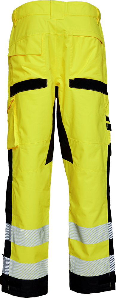Visible Xtreme Recycelt Bundhose - 042 warngelb/schwarz - Back