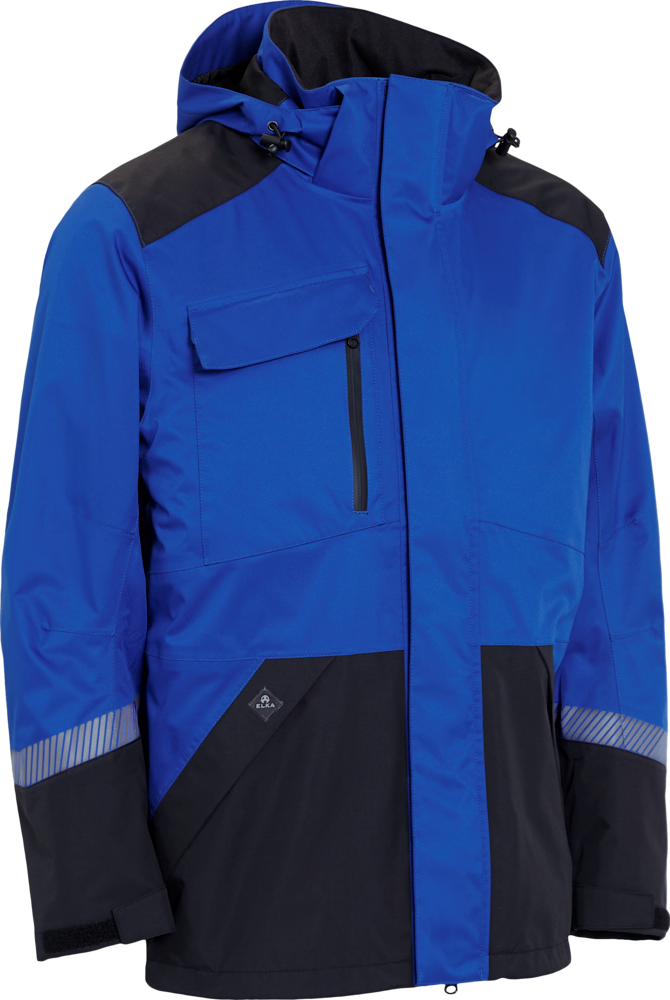 Working Xtreme Stretchjacke - 147 königsblau/schwarz - Front