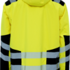 Visible Xtreme Recycelt Jacke - 042 warngelb/schwarz - Back