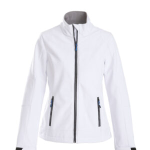 Trial lady softshell - Weiss - Front
