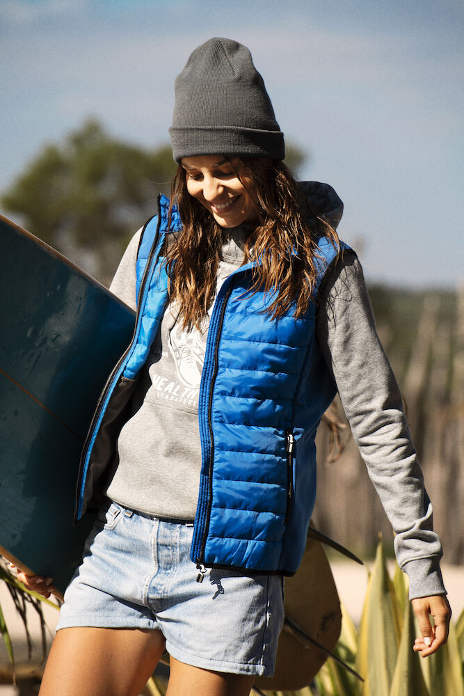 Expedition Vest Lady - Stahlgrau - Model