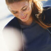 Heavy V-Neck Ladies - Marine - Model