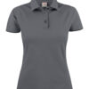 SURF LADY POLO PIQUE - Stahlgrau - Front
