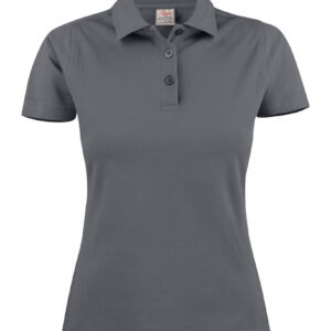 SURF LADY POLO PIQUE - Stahlgrau - Front
