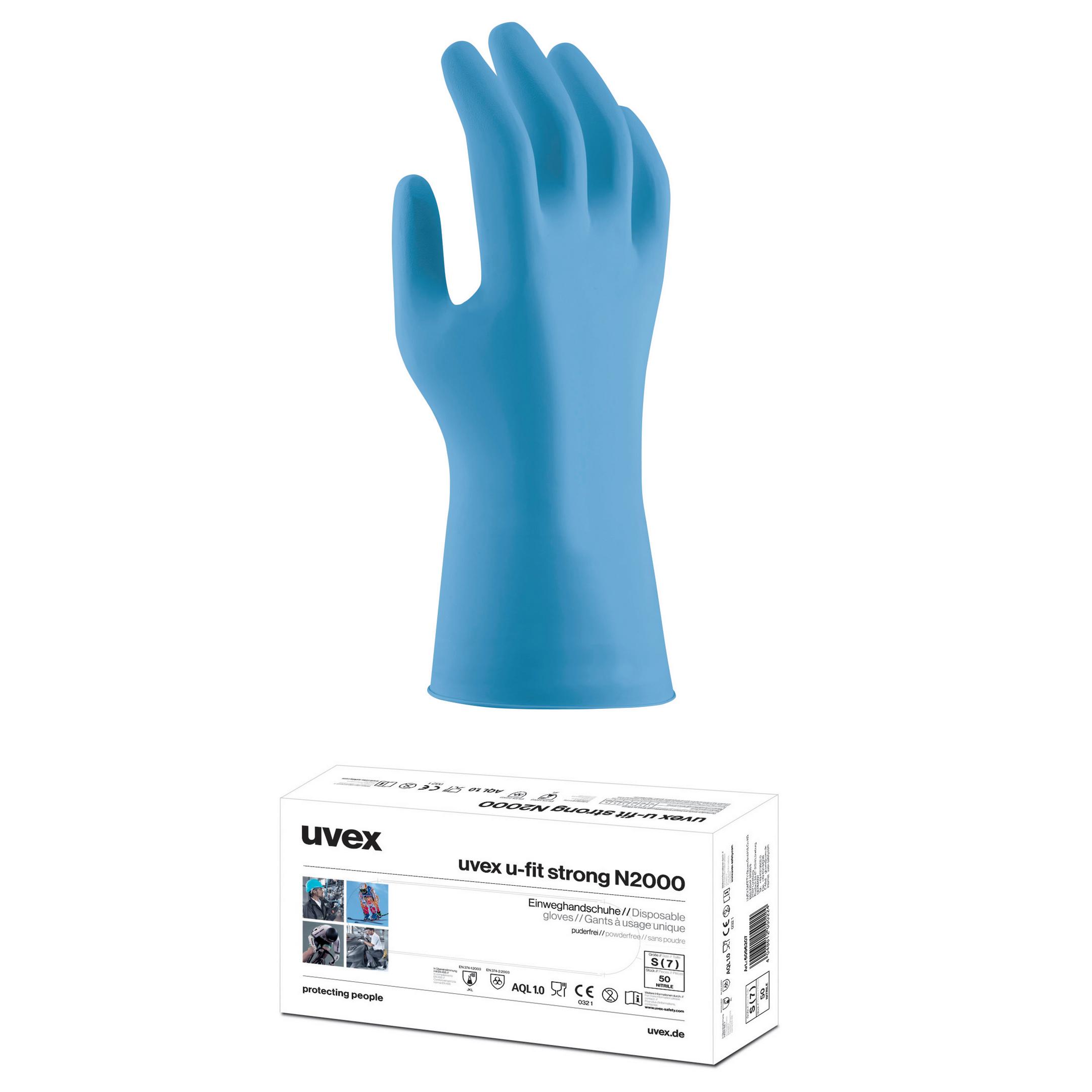 uvex u-fit strong N2000 Einwegschutzhandschuh | 1 Box à 25 Paar - 2355830