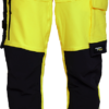 Visible Xtreme Recycelt Bundhose - Kurzes Modell - 042 warngelb/schwarz - Front
