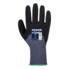 Portwest Dermiflex Ultra Handschuhe - grau/schwarz - Back