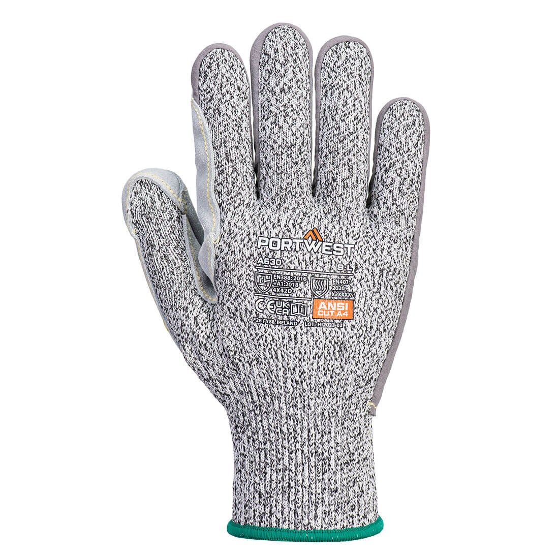 Portwest Razor - Lite Schnittschutz-Handschuhe - Grau - Back